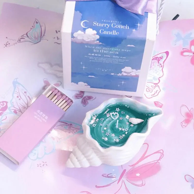 Sikunuo | Handmade Sea Shell Starfish Aromatherapy Candle