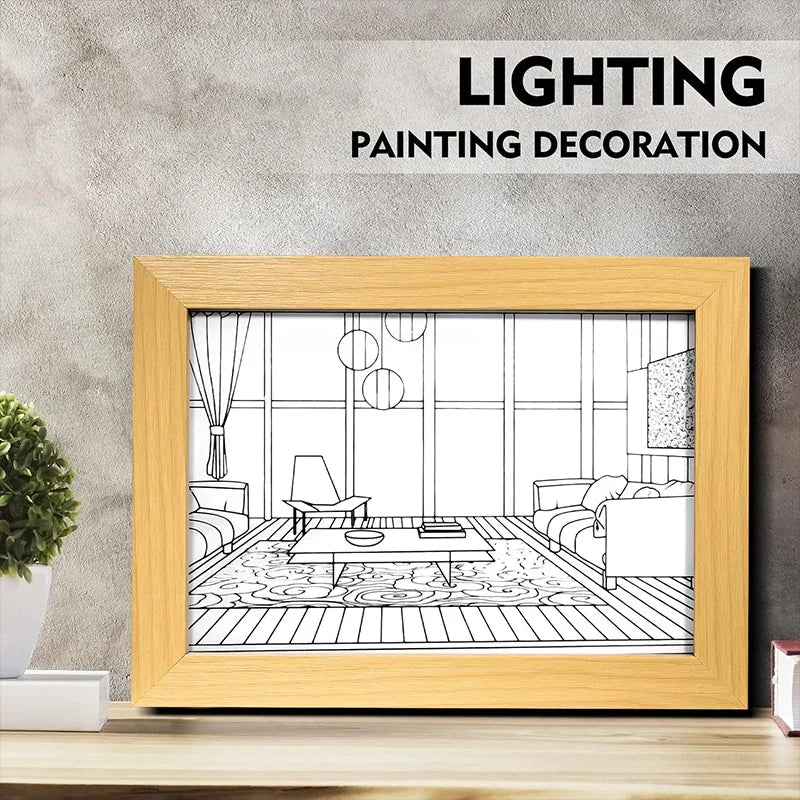 Sikunuo | Luminous Decorative Dimmable Artsy Led Light Painting