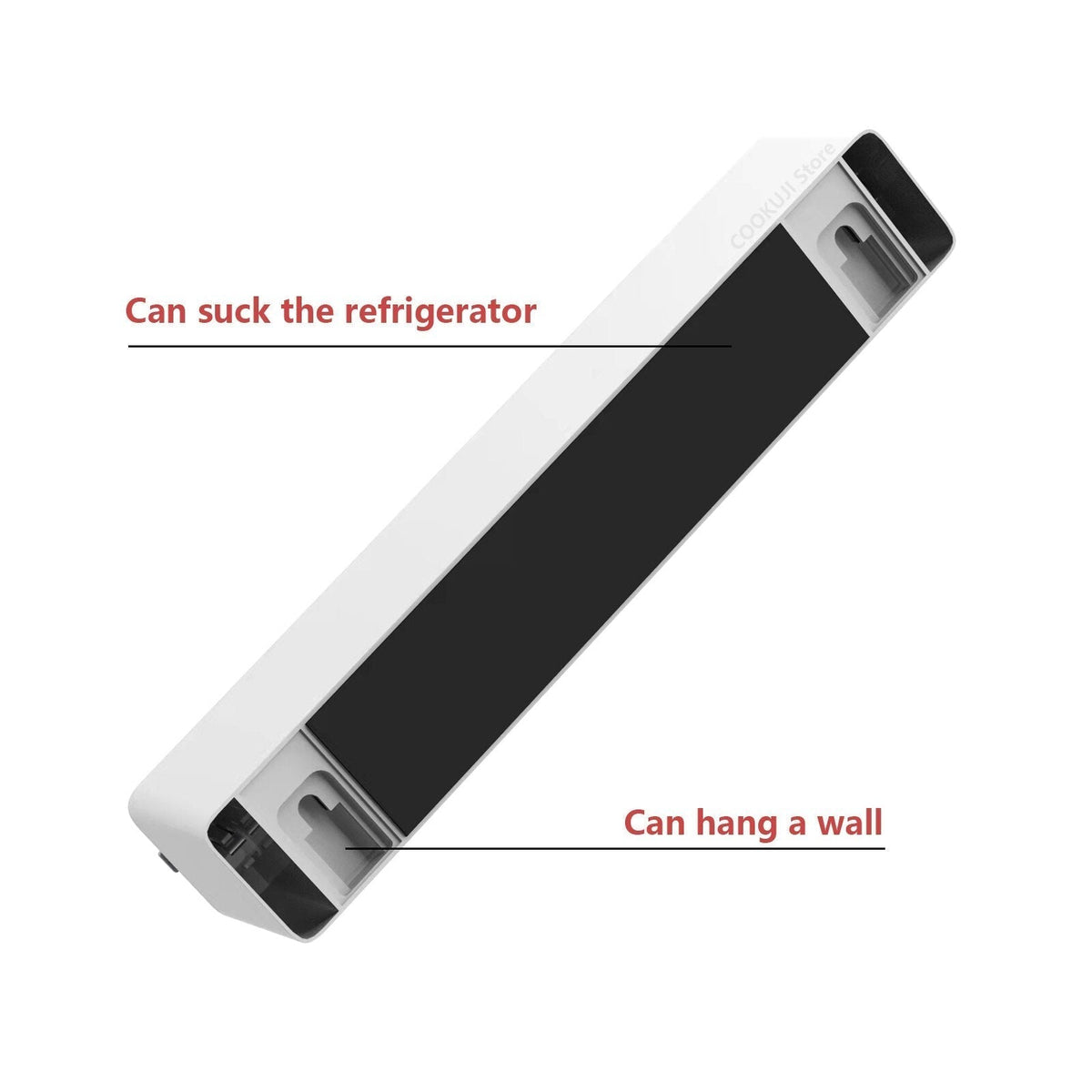 Sikunuo | Wall-Mounted Adjustable Plastic Wrap Dispenser