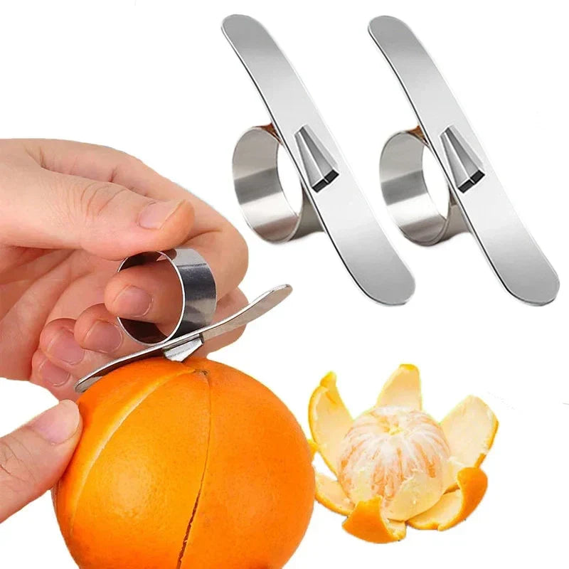 Sikunuo | Stainless Steel Finger Easy Fruit Orange Peeler