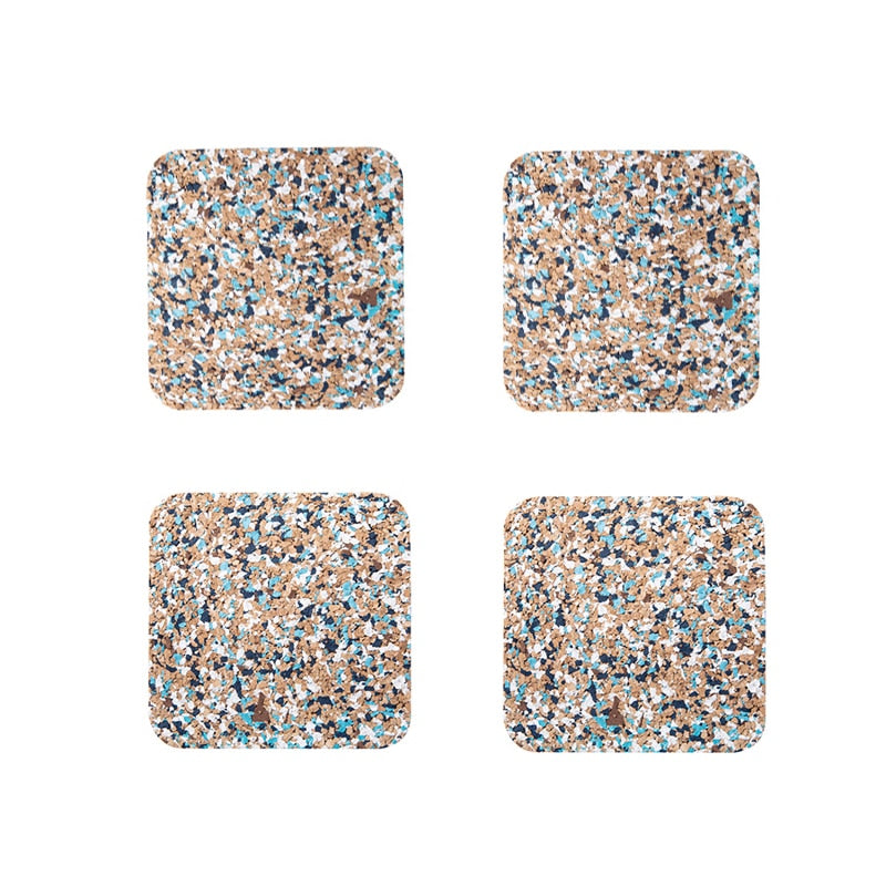 Sikunuo | Colorful Cork Cup Coaster