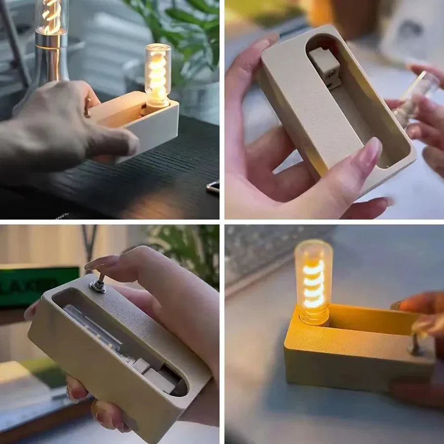Sikunuo | Mechanical Flip Rechargeable Night Lamp