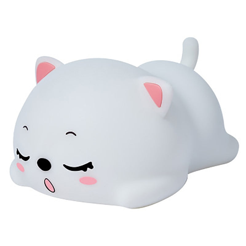Sikunuo | Mini Cat LED Touch Sensor Night Lamp