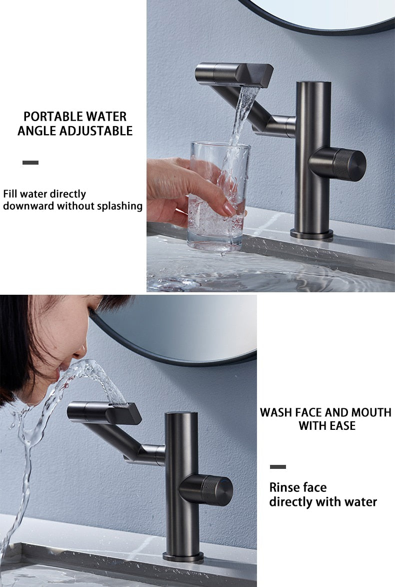 Sikunuo | Hydroelectric Rotating Modern Smart Waterfall Faucet