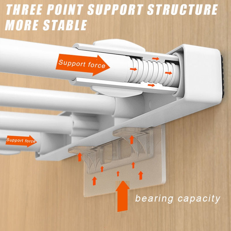 Sikunuo | Self-Adhesive Closet Wizard Shelf Support Bracket