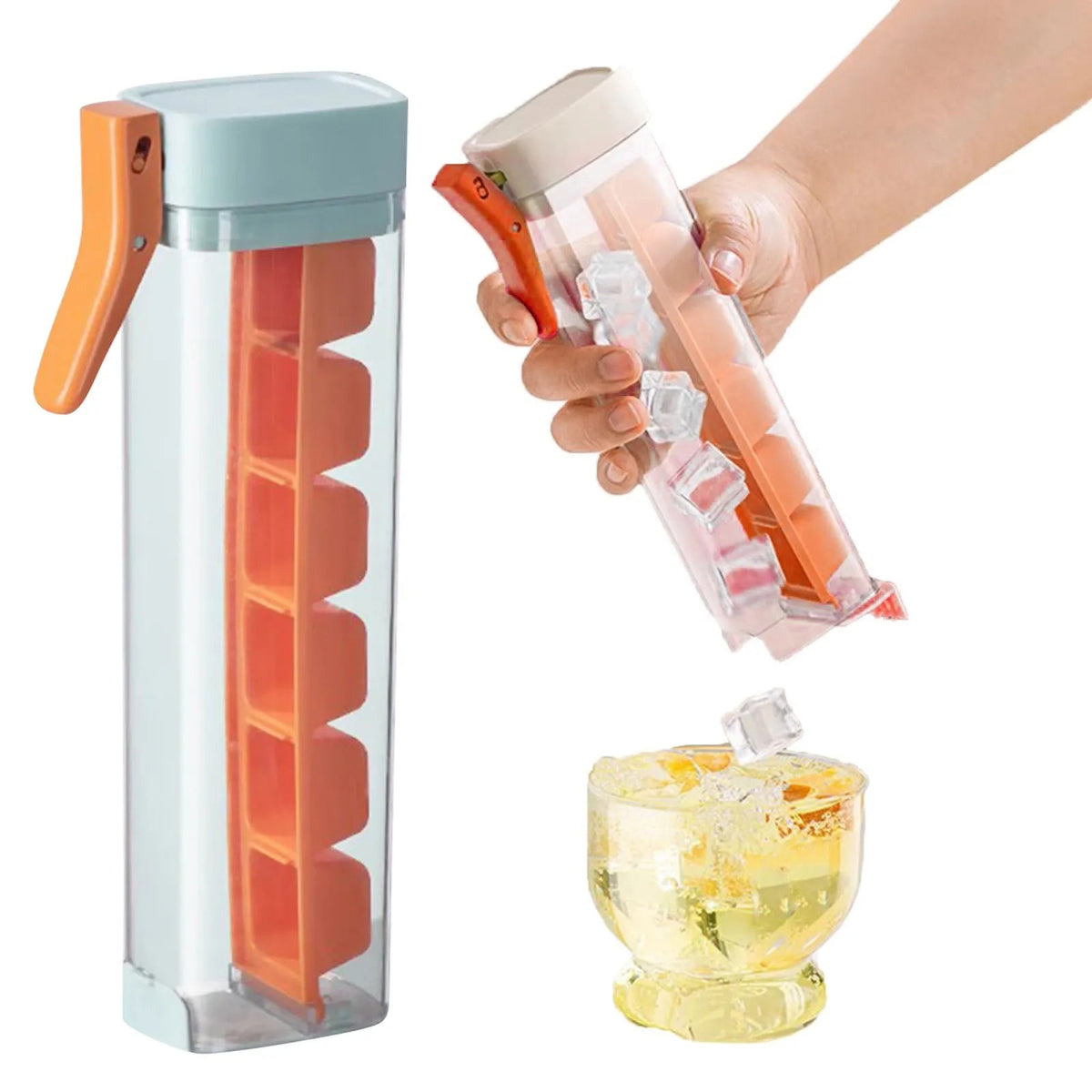 Sikunuo | Touch Deicing Easy Carry 6 Cells Ice Maker