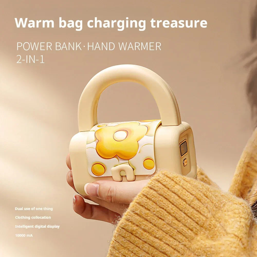 Sikunuo | Handbag Digital Display Hand Warmer Power Bank