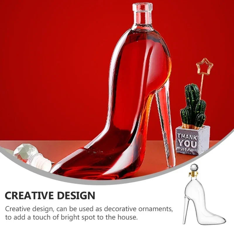 Sikunuo | High Heel Fancy Glass Wine Decanter