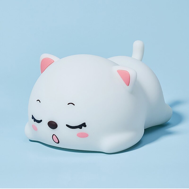 Sikunuo | Mini Cat LED Touch Sensor Night Lamp