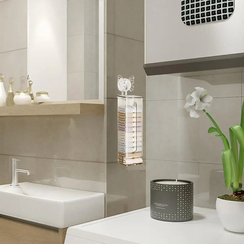 Sikunuo | Transparent Multifunctional Wall-Mounted Sock Organizer