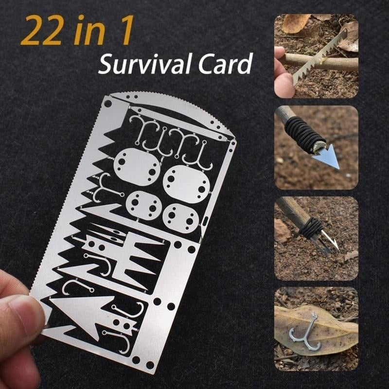 Sikunuo | 22in1 Stainless Steel Outdoor Survival Pocket Tool