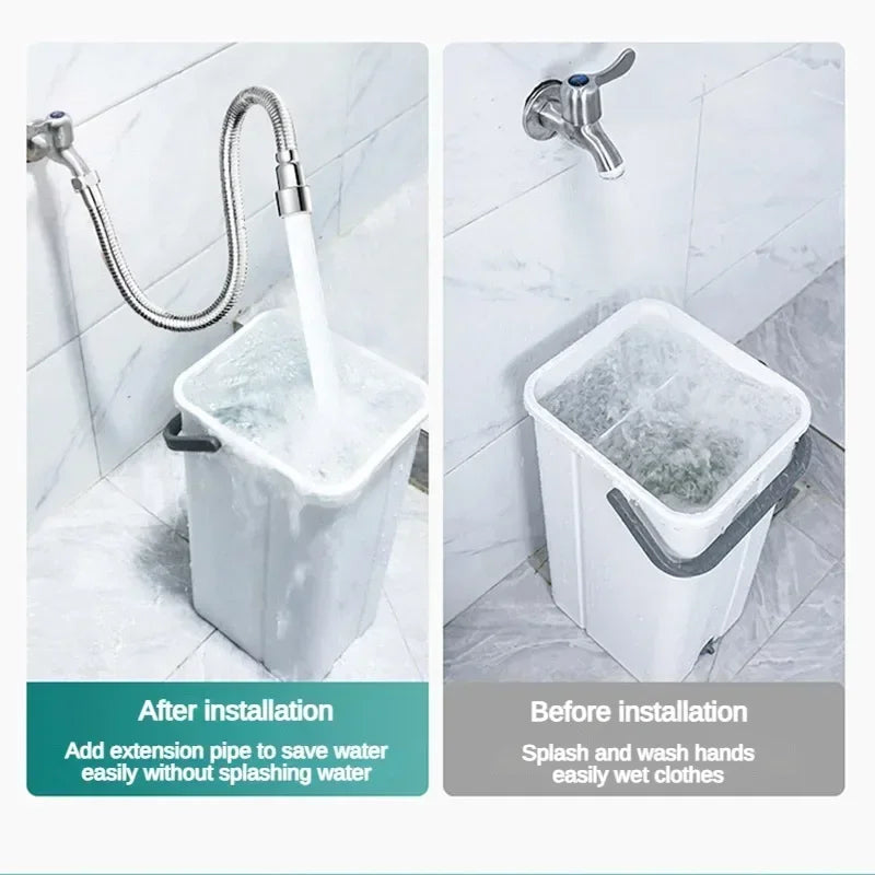 Sikunuo | Universal Flexible Adjustable Kitchen Faucet Extender Nozzle