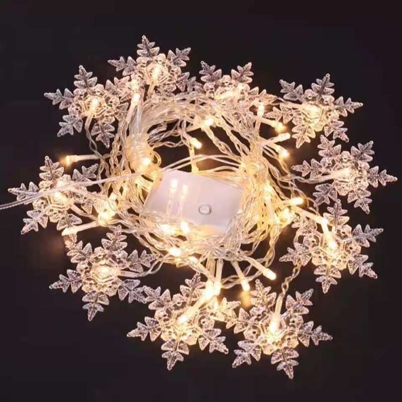Sikunuo | LED Fairy Snowflake Lights