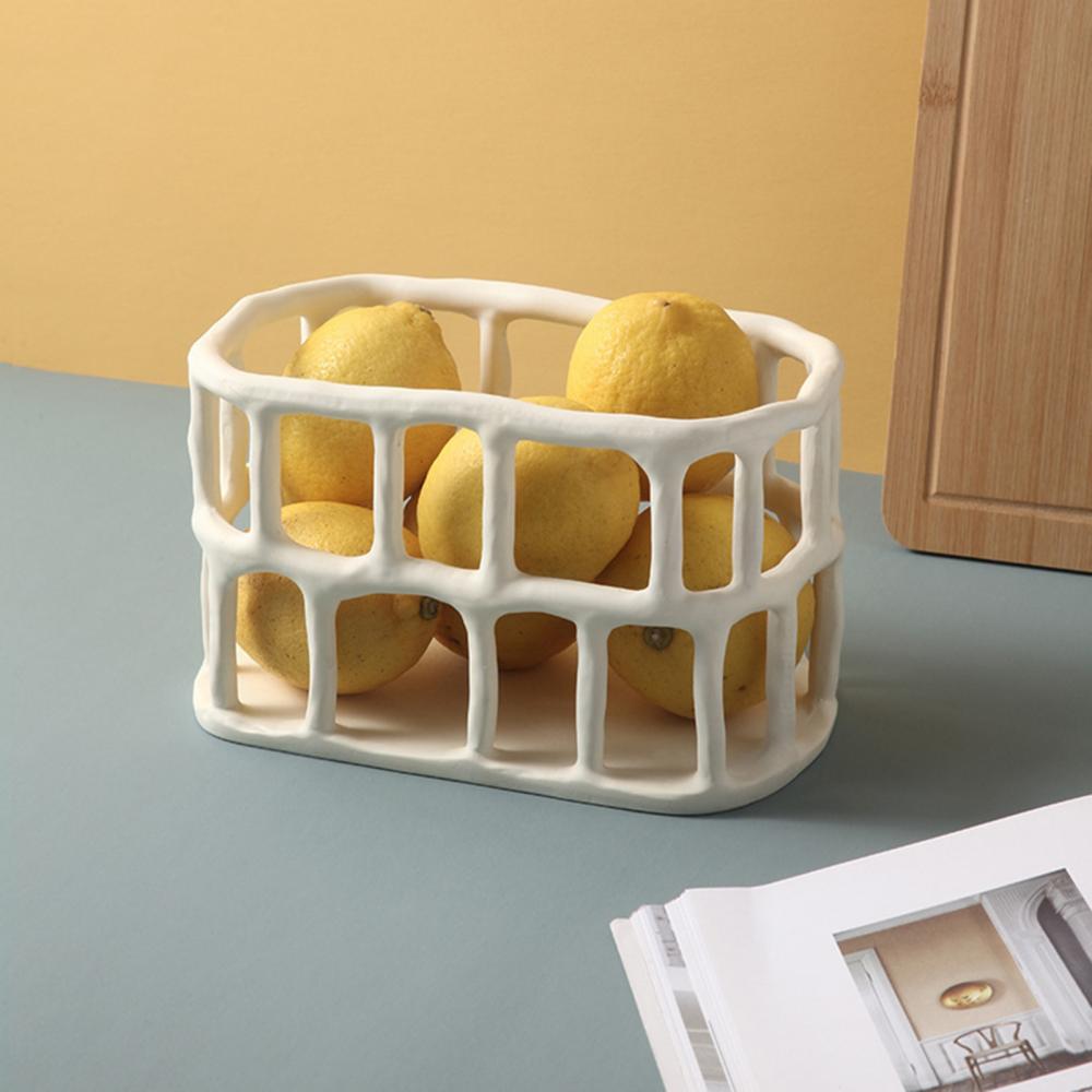 Sikunuo | Nordic Creative Resin Hollow Fruit Trays