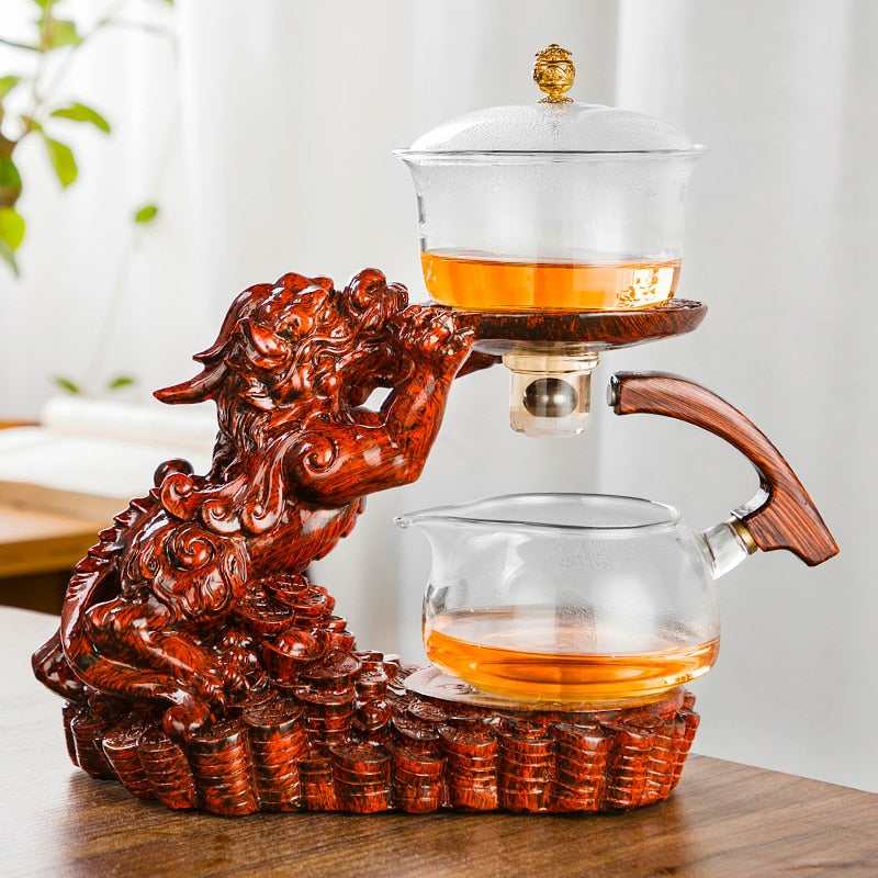 Sikunuo | Mystic Golden Dragon Teapot