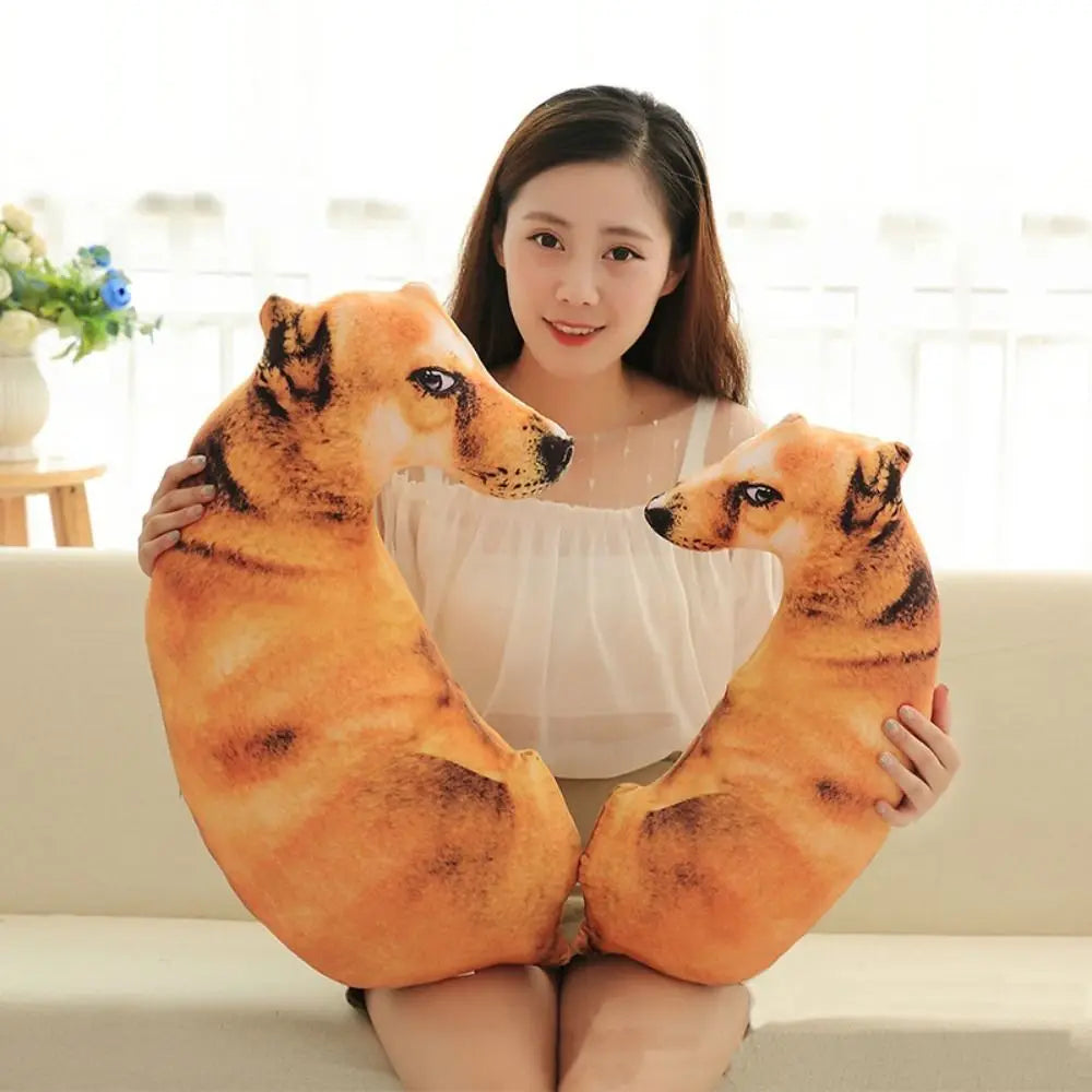 Sikunuo | Realistic Dog Soft Dog Plush Pillows