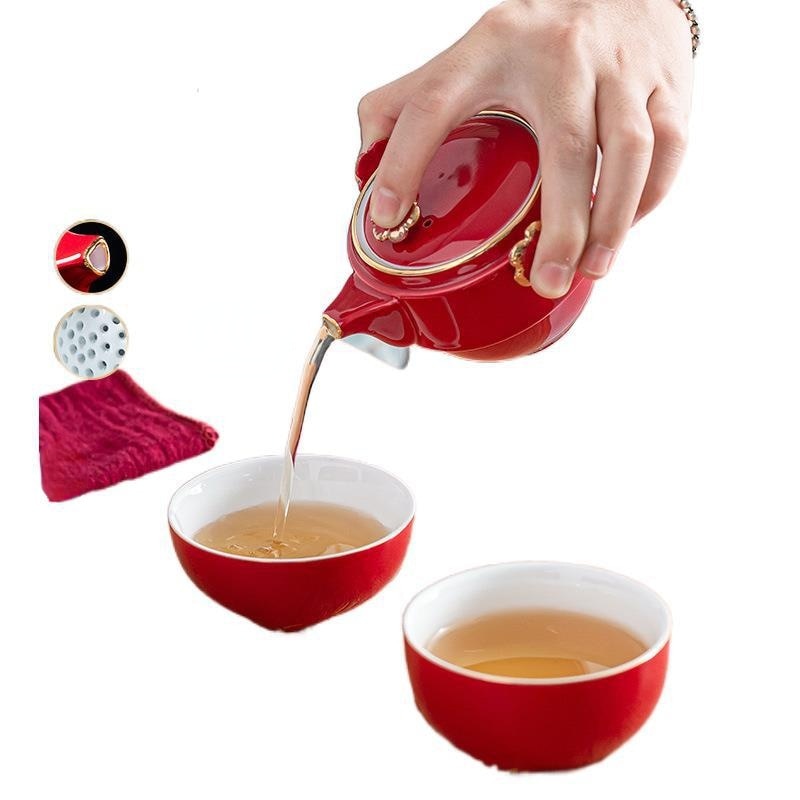 Sikunuo | Luck Cat Ceramic Quick Cup Tea Set