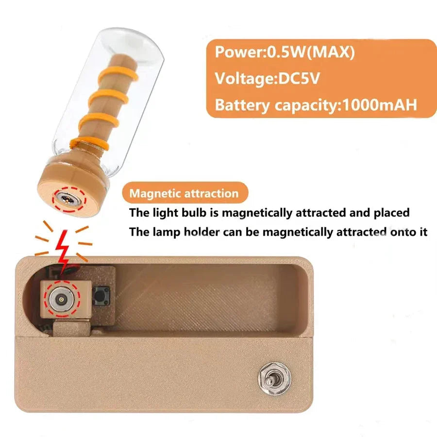 Sikunuo | Mechanical Flip Rechargeable Night Lamp