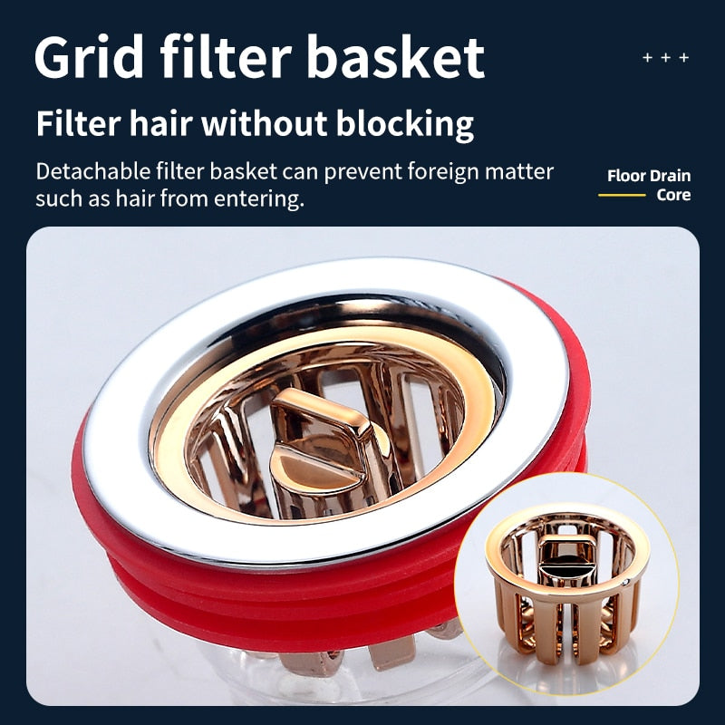 Sikunuo | Safe Bathroom Universal Anti Odor Drain Filter Plug