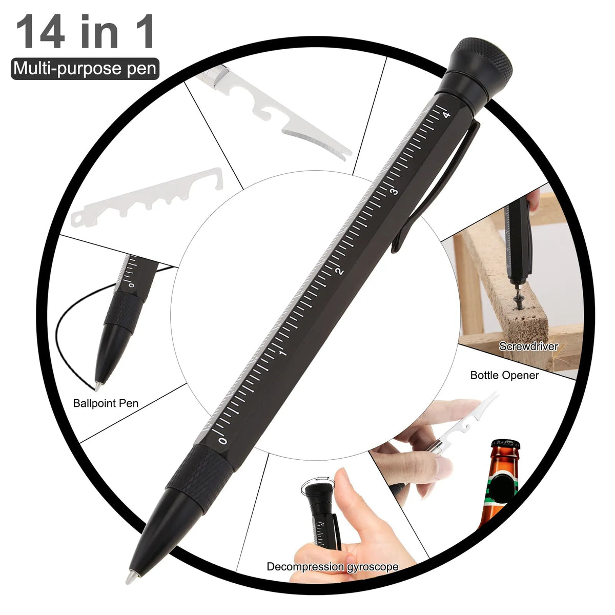 Sikunuo | 9in1 Multifunctional Task Master Pen