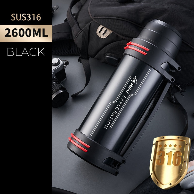 Sikunuo | Giant Drink Stainless Steel Thermos Bottle