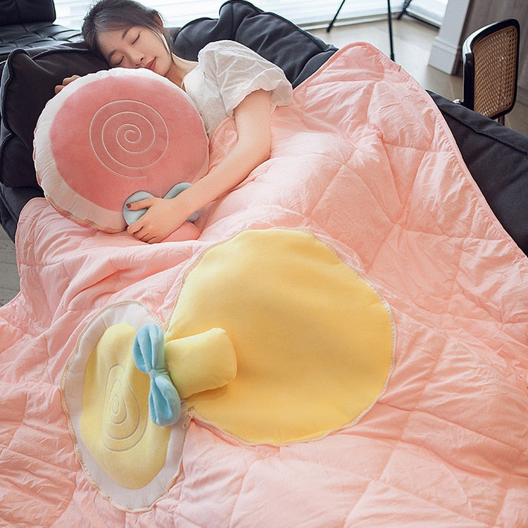 Sikunuo | Nap Buddy Fruit Foldable Blanket Pillows