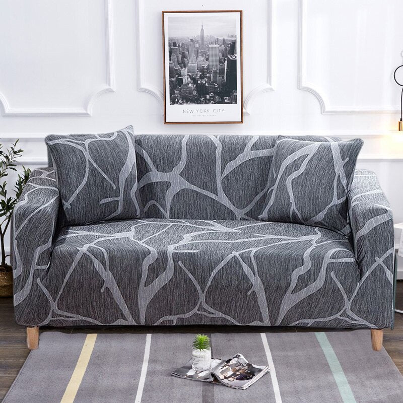 Sikunuo | Modern Non-slip Colorful Elastic Sofa Cover