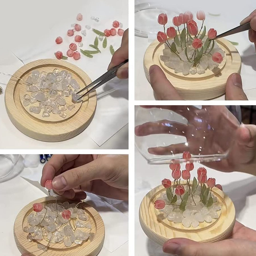 Sikunuo | Shiny Tulip Handmade Night Lamp