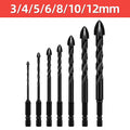 Sikunuo | Heavy-Duty Mega Ultimate Cross Hex Drill Bit Set