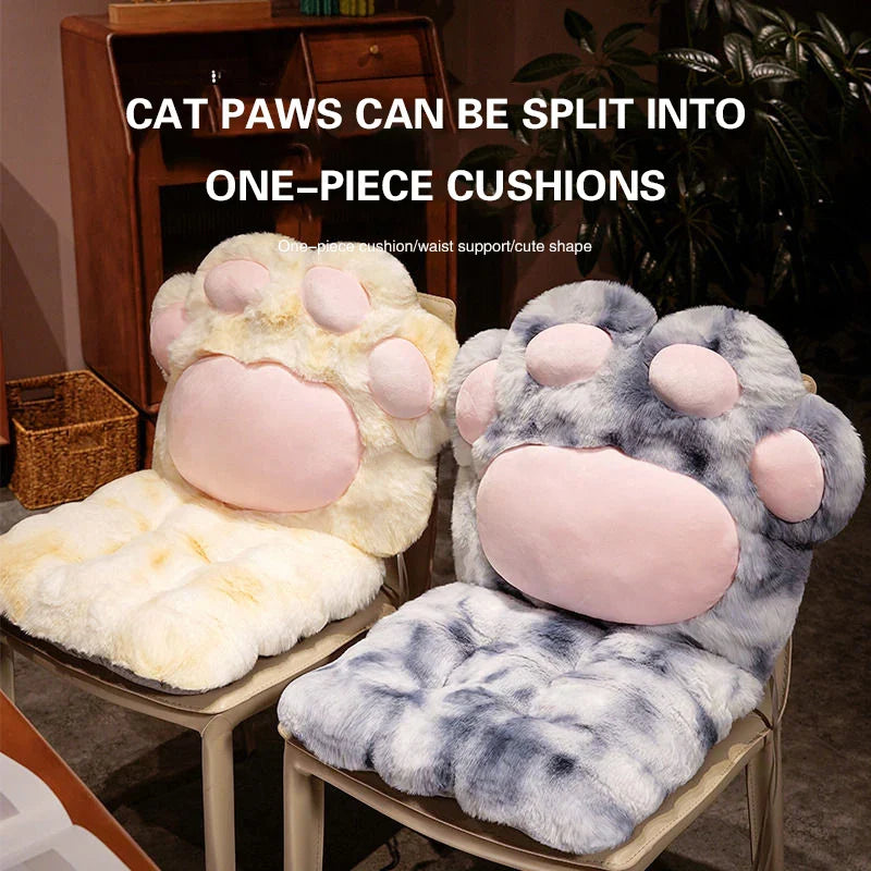 Sikunuo | Cozy Cat Paw Plush Seat Pillow