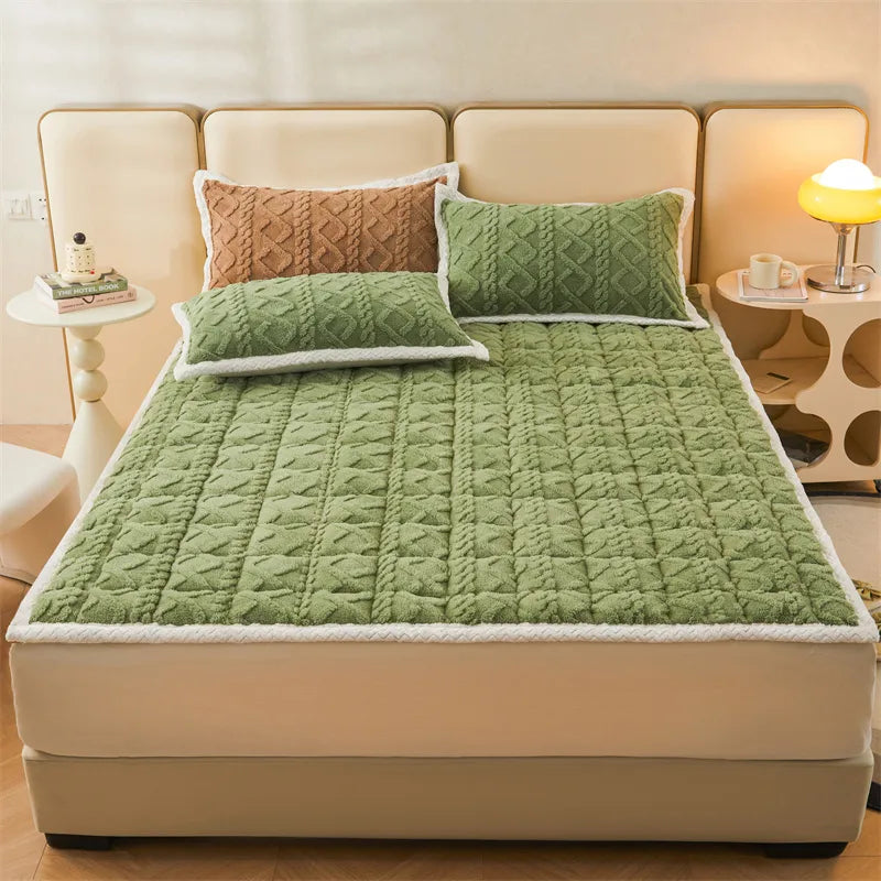 Sikunuo | Thick Warm Winter Blanket Mattress Pad