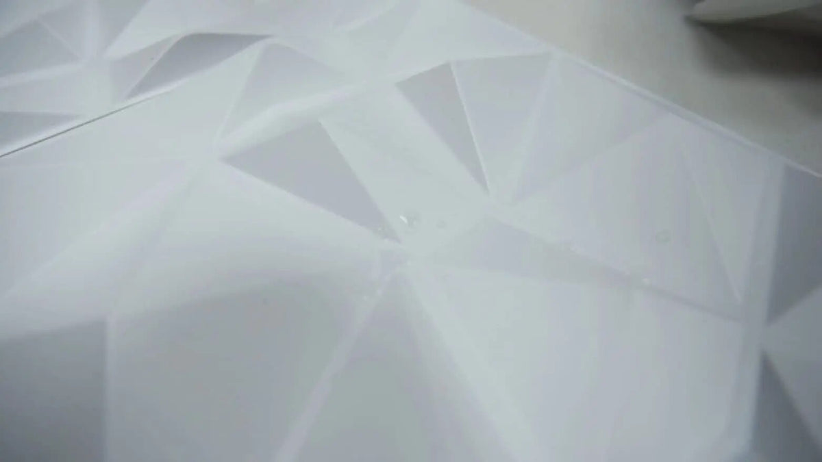 Sikunuo | 3D Diamond Design Decorative Matt Wall Panel Stickers