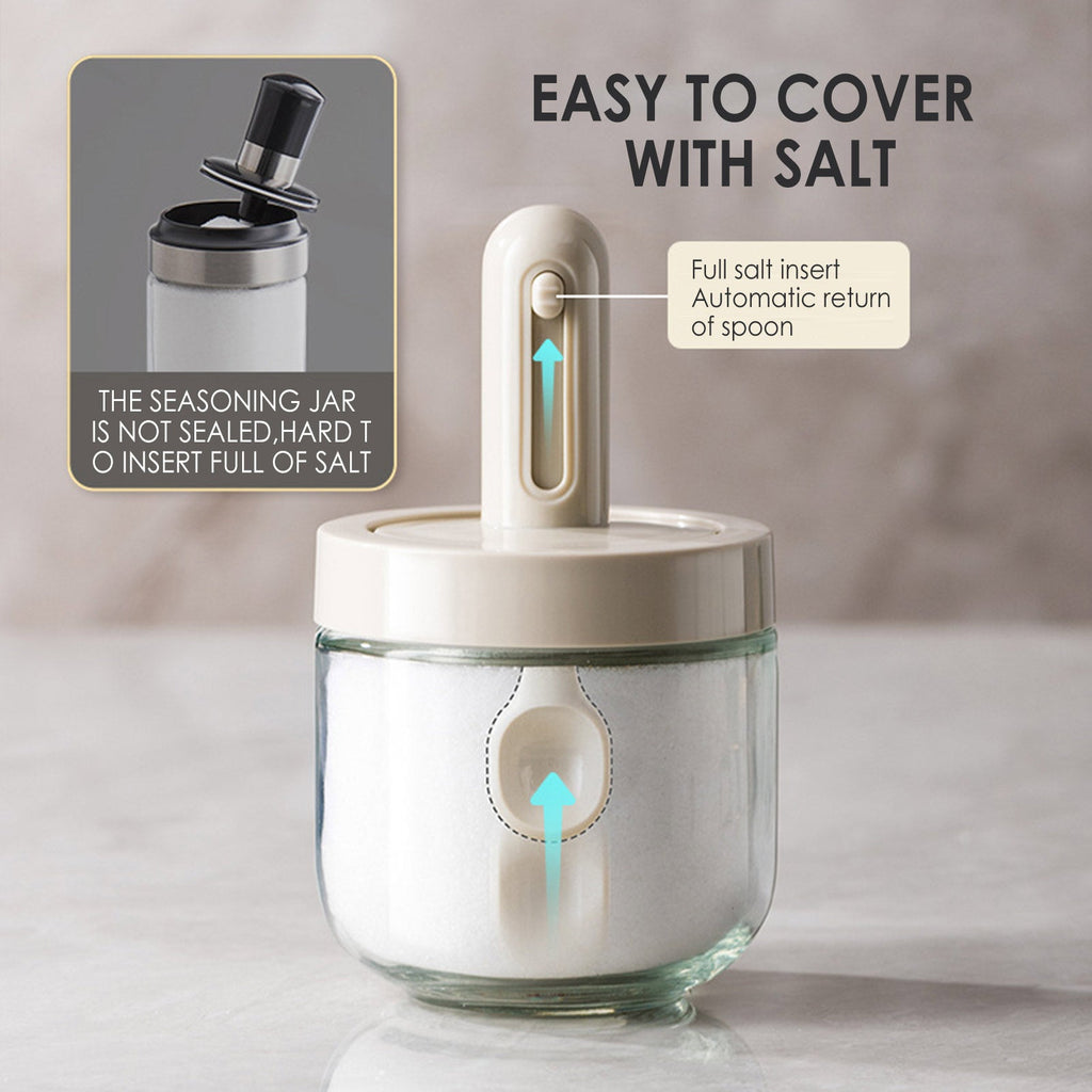 Sikunuo | Creative Mini Seasoning Jar with Spoon