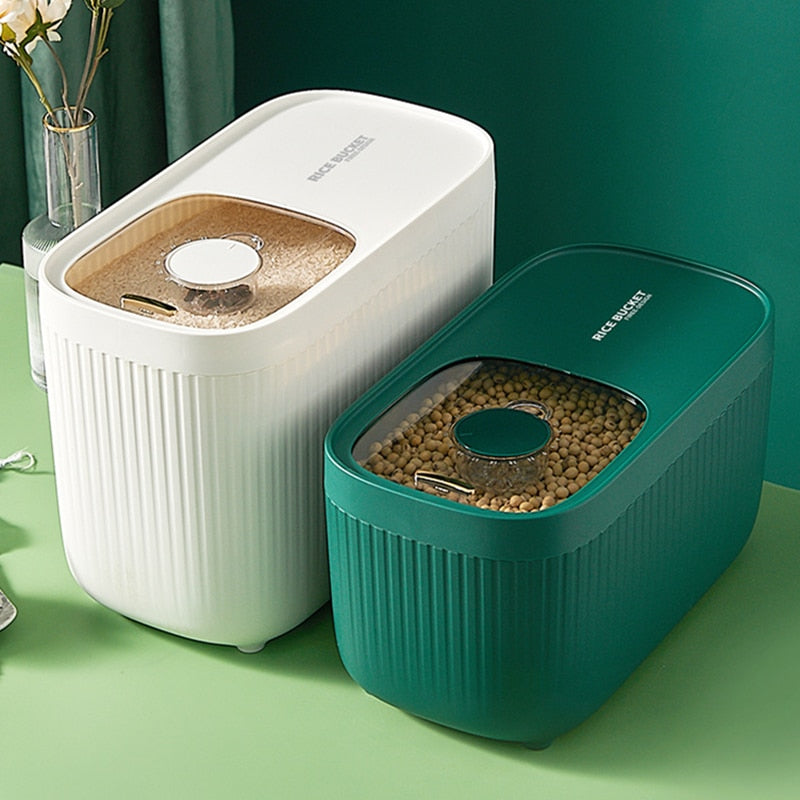 Sikunuo | Large Capacity Grain Container Organizer Box