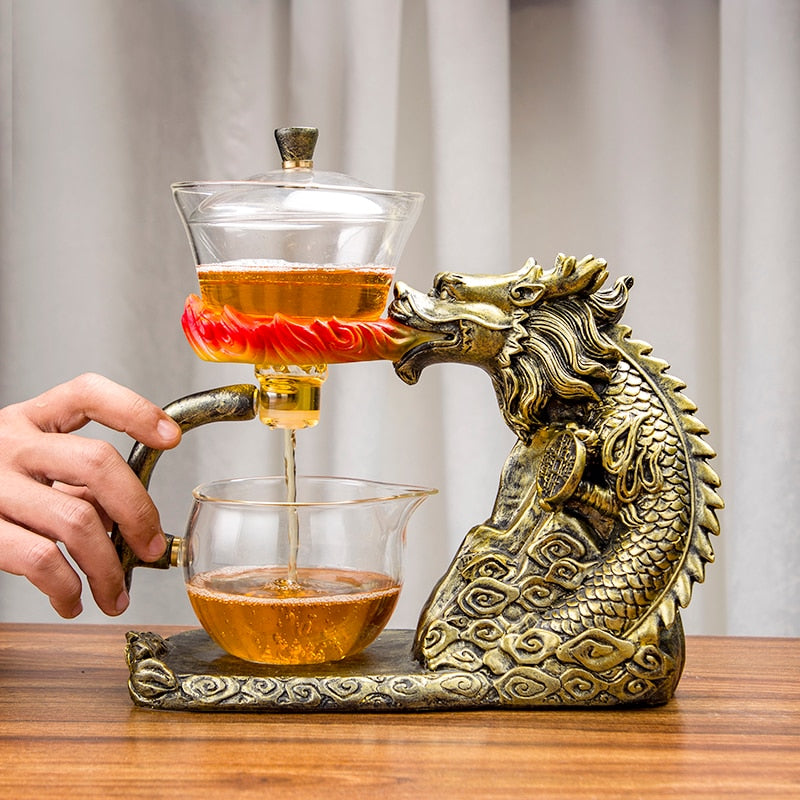 Sikunuo | Mystic Golden Dragon Teapot