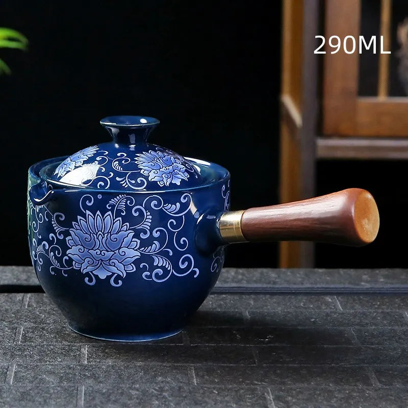 Sikunuo | Traditional Harmony Ceramic Rotating Teapot