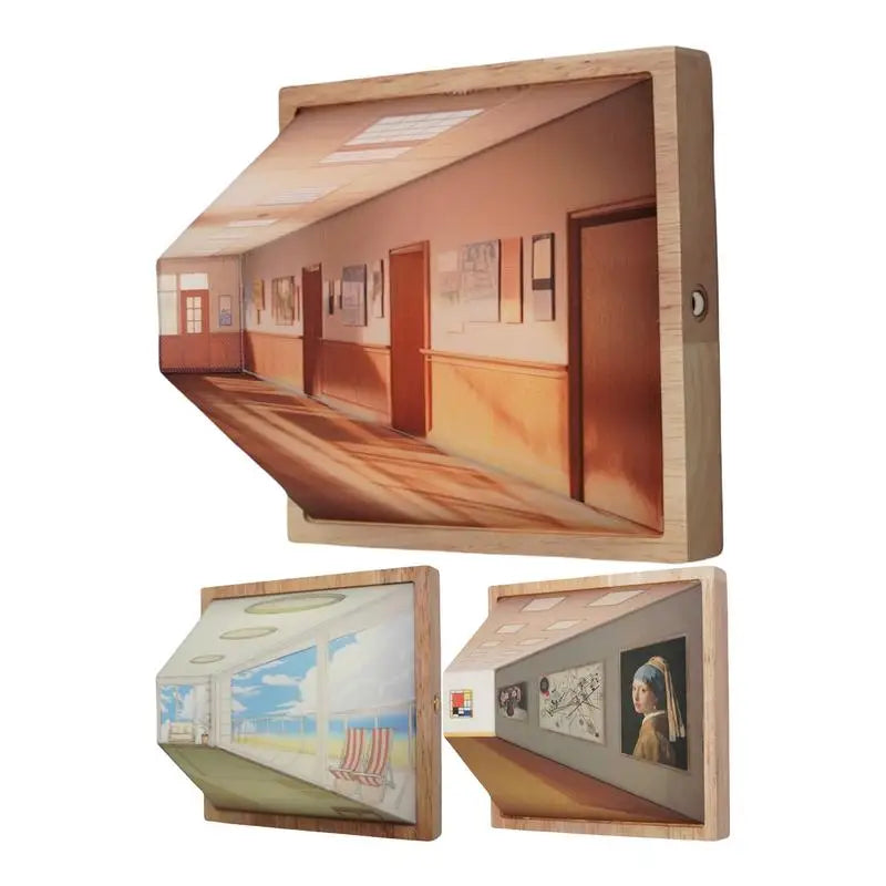 Sikunuo | 3D Vision Play Wall Lamp Art