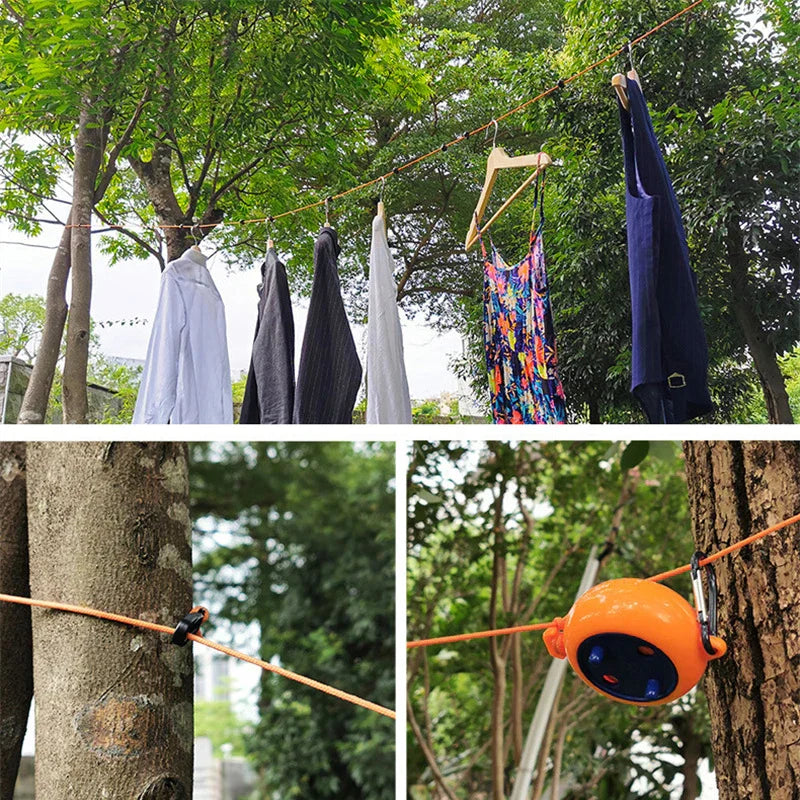 Sikunuo | Adjustable Retractable Portable Travel Friendly Clothesline