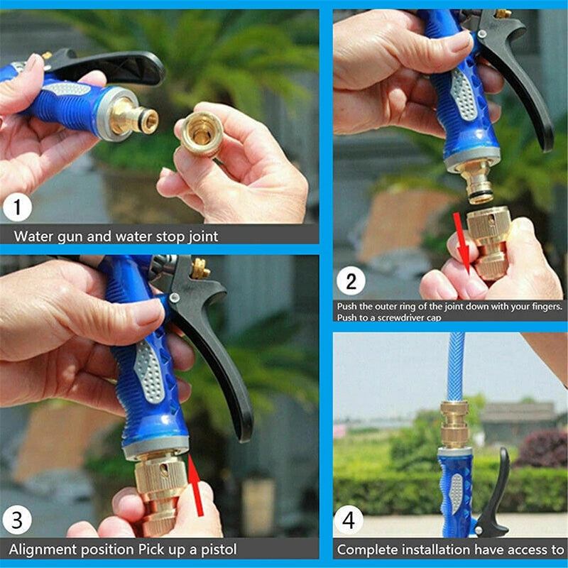 Sikunuo | High Pressure Adjustable Hose Nozzle Water Gun