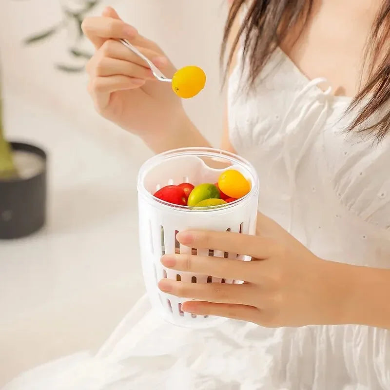 Sikunuo | Long Lasting Portable Drain Fruit Cup