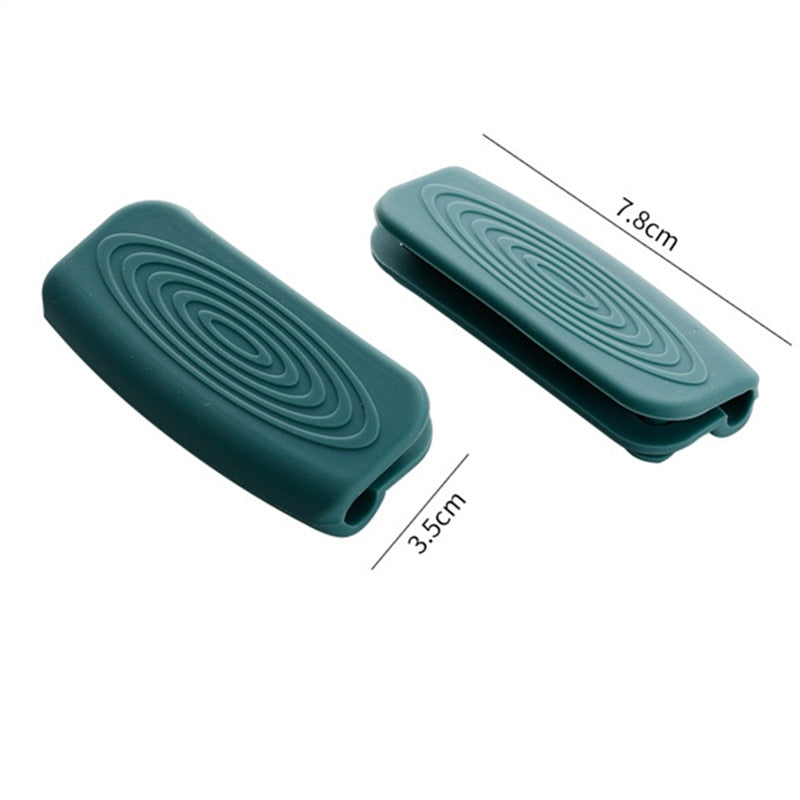 Sikunuo | 2Pcs Silicone Heat Resistant Cookware Handle