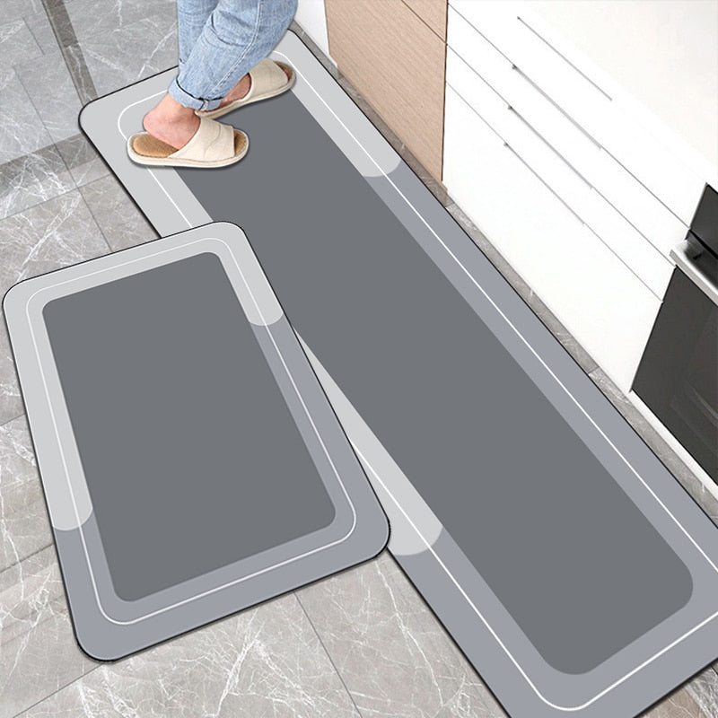 Sikunuo | Modern Water Absorbent Anti-slip Area Rugs