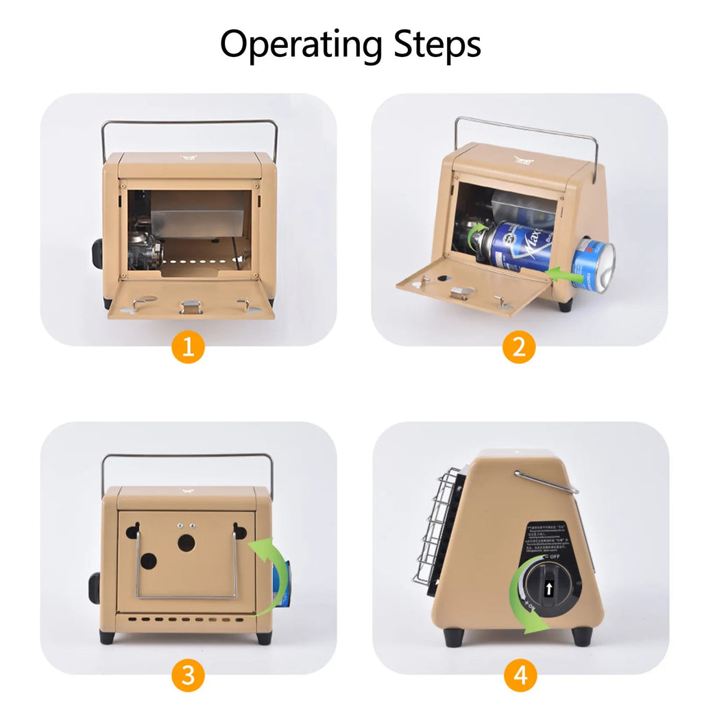 Sikunuo | Camping Time Adjustable Portable Heater Stove