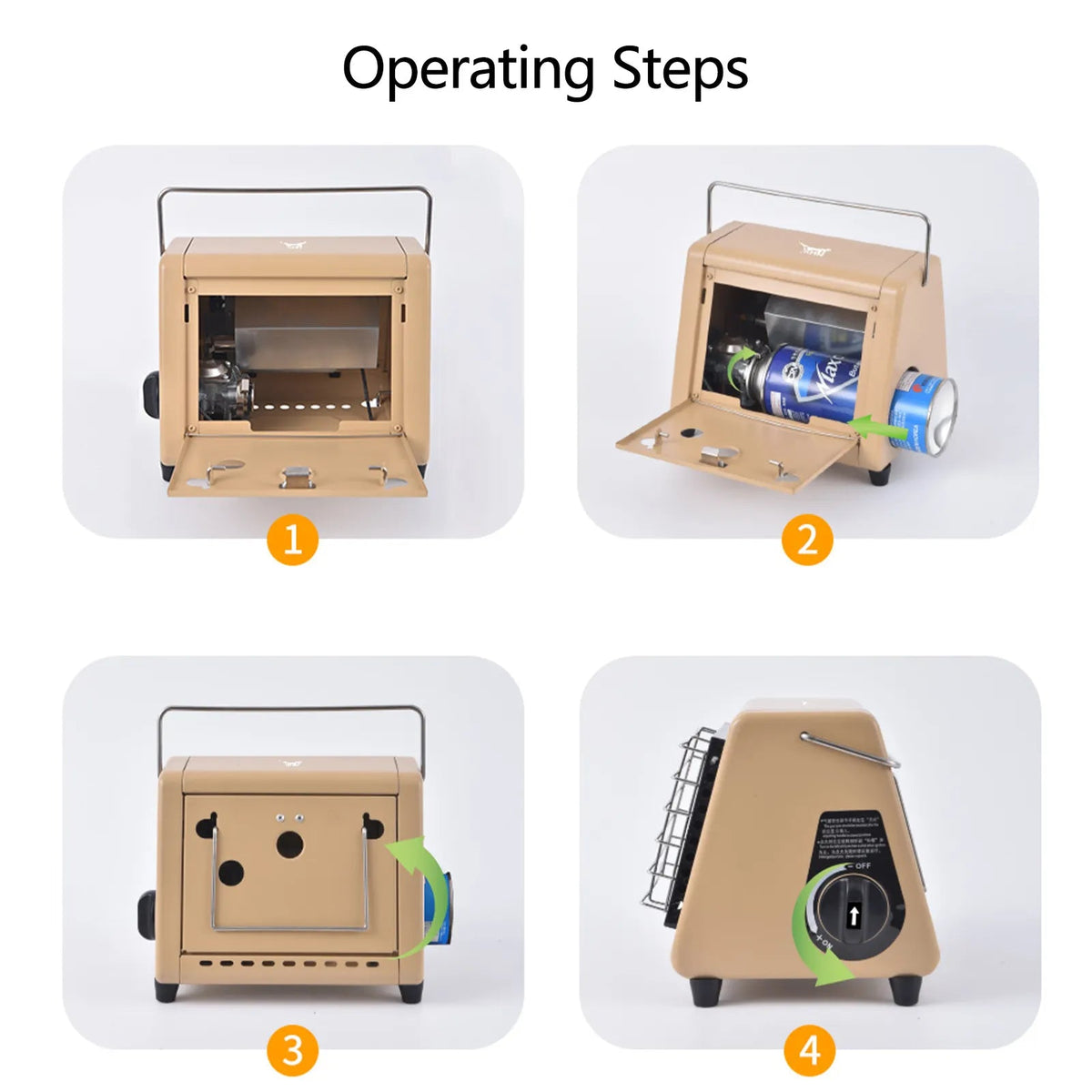 Sikunuo | Camping Time Adjustable Portable Heater Stove