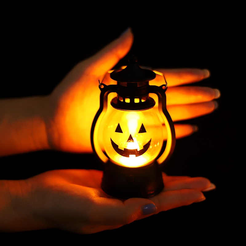 Sikunuo | Mini Halloween Scary Pumpkin Hanging Lamp