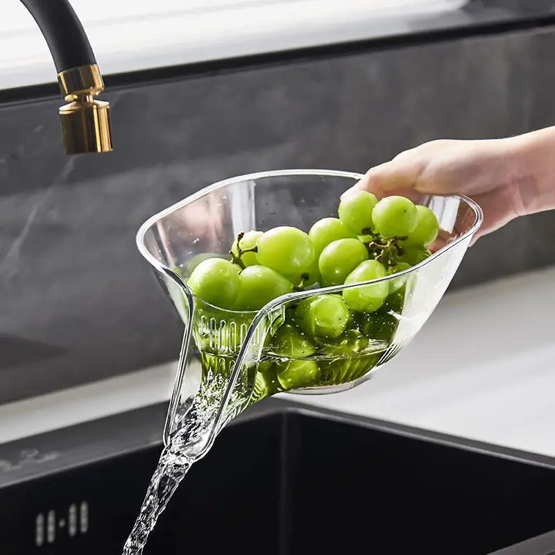 Sikunuo | Crystal Clear Multifunctional Kitchen Drain Basket