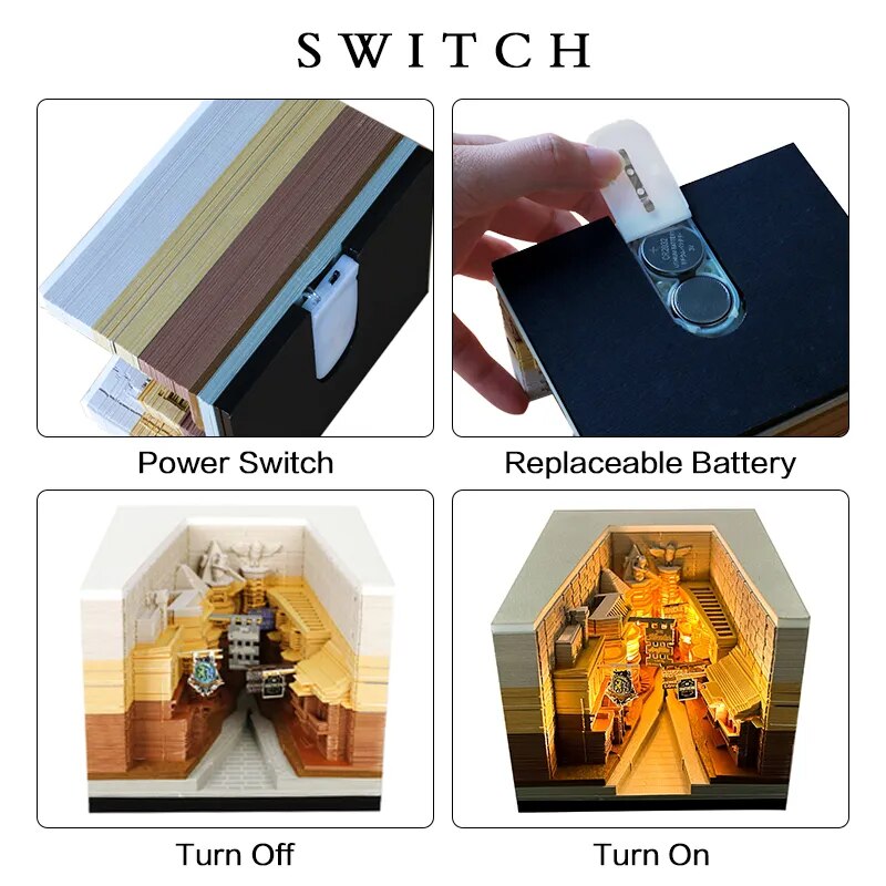 Sikunuo | 3D Illuminated Memo Pad