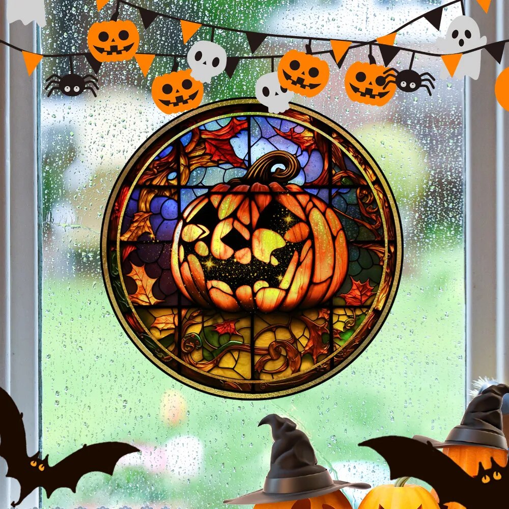 Sikunuo | Spooky Window Halloween Removable Stickers