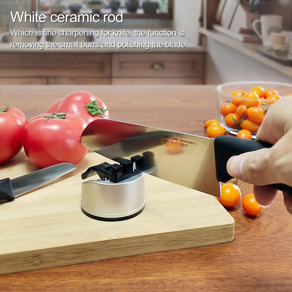 Sikunuo | Non-Slip Pocket Size Chef's Quick Knife Sharpener