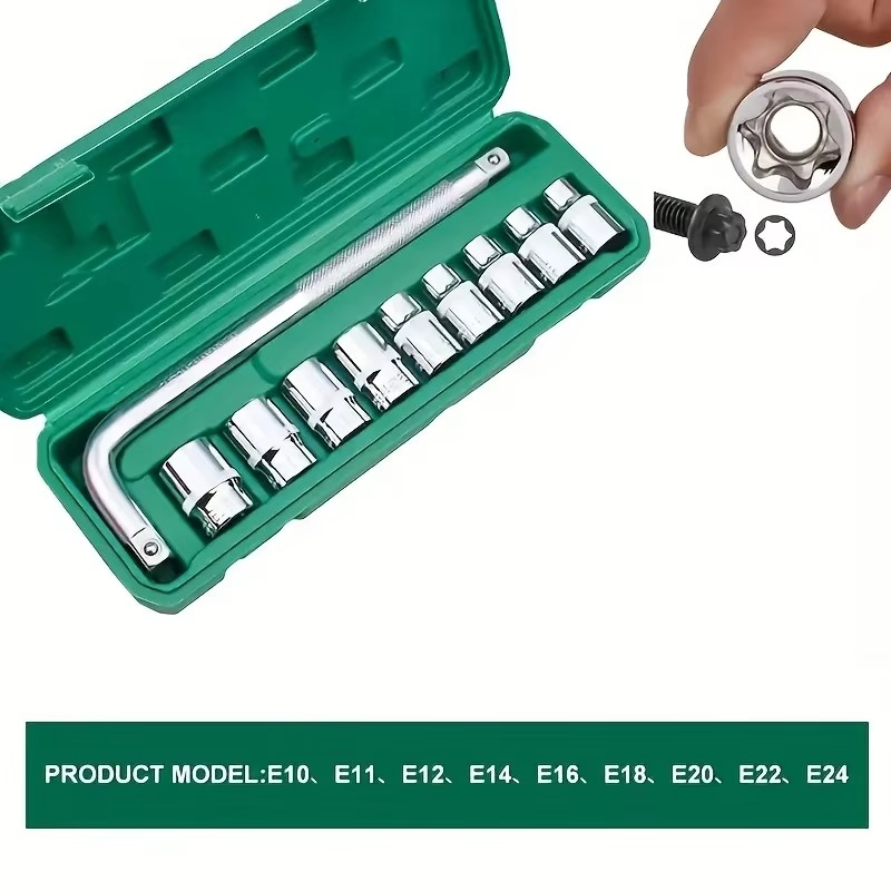 Sikunuo | 46 or 53 Piece Automotive Socket and Torque Wrench Repair Tool Set